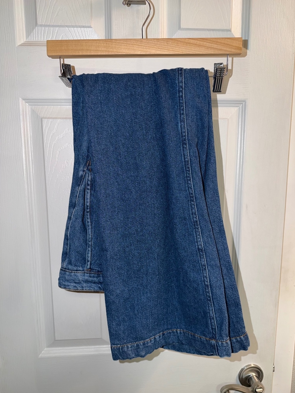 Reformation Jeans Size 26 Mason High Rise Wide Leg Jeans Medium Wash